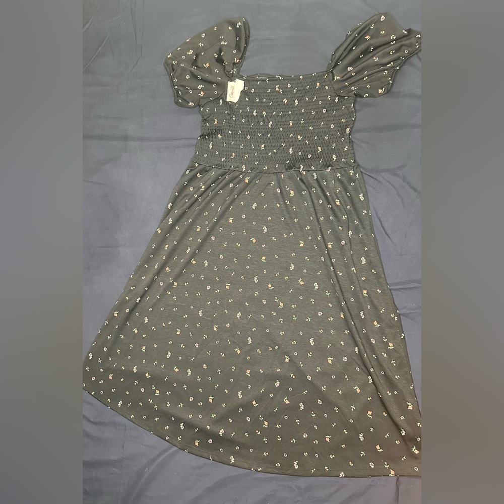 Charming Gray Kids Dress